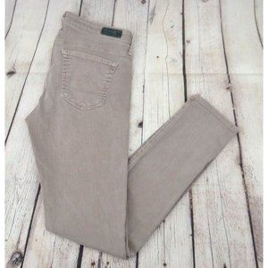ADRIANO GOLDSCHMIED Women's The Stevie Ankle‎ Slim Straight Leg SIZE 27R Brown